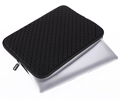 iCozzier 13-13 3 Zoll Diamantstil handliche H  lle f  r Laptop  Notebook  Chromebook  MacBook  MacBook Pro  MacBook Air  Ultrabook     Schwarz