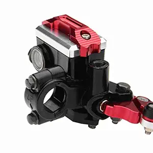 MAXBELL 7/8 22mm Universal Brake Master Cylinder Clutch Reservoir Levers Red