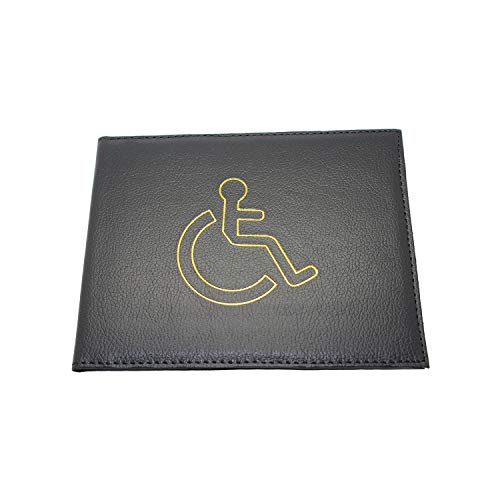 London Heritage - Funda de piel para tarjeta de identificación, diseño de Londres, color negro