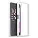 Produktbild Terrapin TPU Bumper + Hart Rückseite Hülle für Sony Xperia X Hülle Weiß