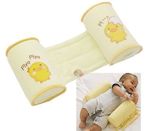 Baby-Kopfkissen, ruirs Nice Baby Anti-Roll Kissen schlafen, Positionierer Infant Unterstützung Cot Sicherheit Kissen (gelb Chick)