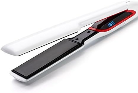 KDLD Hair Straightener ® Hair Straighteners Curling Wand Hair Curler 2-in-1 LED Display Anti Frizz Instant Heat Up Ceramic Straight Hair Straightener Variable Temperature Control , 3.8cm widen the page