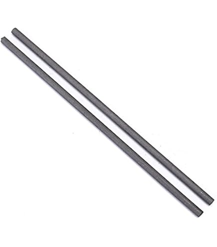 Lot De 2 Barres D'agitation En Graphite - 150 Mm X 6 Mm - Pour Creuset, Fonte Or, Argent, Cuivre - Résiste à La Chaleur - 5