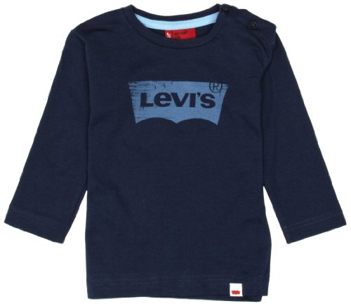 Levi's Baby Boy's N91036A - 04/12M Short Sleeve T-Shirt Blue 12 Months