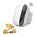 Produktbild WLAN Repeater WLAN Verstärker Wireless Repeater 300Mit/s Wireless Range Extender Kabelloser Verstärker Signal Verstärkung WiFi Access Point(WPS, LAN Port, 2,4GHz)Willigt IEEE802.11n/g/b Weiß