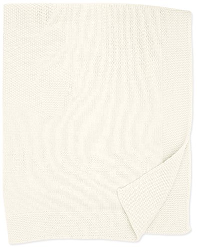 United Colors of Benetton Baby-Girls Bunny Knitted Blanket Scarf, Off-White (Cream), One Size