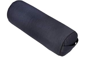 ‎BODHI Yoga- und Pilates-Bolster „Made in Germany“, 65 x Ø 23cm groß, mit Dinkel-Füllung aus unserer Bodhi Manufaktur