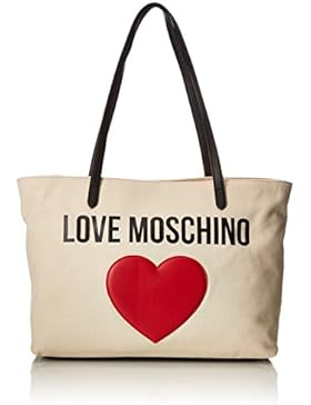 Love Moschino Heart Tote Damen Handtasche Schwarz