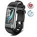 Produktbild Fitness Armband Herzfrequenzmonitor Fitness Tracker mit Schrittzähler Kalorie Schlafüberwachung IP67 Wasserdicht Smart Watch Kompatibel mit Android und IOS