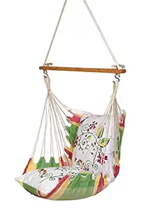 Hangit Cotton Swing Chair (Multicolor, 60 Centimeters)