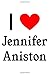 Produktbild I Love Jennifer Aniston: Jennifer Aniston Designer Notebook