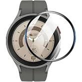Coverzone Huawei Watch GT6 ile uyumlu 46mm PMMA Pet Dungeon Armor Saat Ekran Koruyucu Watch GT6 Ekran Koruma Siyah (Siyah, Hu