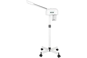 ‎LONGING HOME Gesichtsdampfer, warme Nebel, Luftbefeuchter, geeignet für Salon und Zuhause, Mitesser entfernen, für Feuchtigkeitsspend und Hautpflege, Hautalterung ermäßigen, Höhe einstellbar