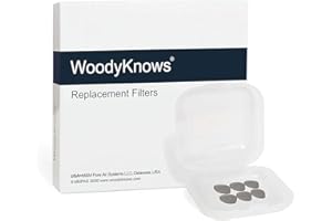 ‎WOODYKNOWS Ersatzfiltern von WoodyKnows Allerscreen Nasenfiltern (Ersatzfiltern 24 Paare, M)