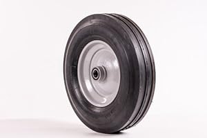 DKS Komplettrad 3.50-8, PR 4, Profil ST-32, Silber, für Heumaschine Landwirtschaft