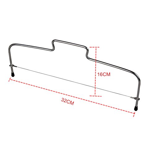 Goldbeing Torten Set inkl. Tortenheber, Tortenbodenteiler& Tortenboden-Schneidhilfe, Torten-Zubehör aus Edelstahl (Farbe: silber), Menge 1 x 3er Set - 4