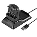 Produktbild Fitbit Laden 2 Ladegerät, elecguru Fitbit Laden 2 Laden Ständer Dock Station Cradle Telefon Halterung Laden Clip Kunststoff Halterung USB-Ladegerät Kabel