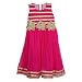 Girls Dress party dress gown by Arshia Fashions - sleeveless - Pink - 3-7 Years RS.750.00