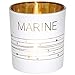 Produktbild DRAEGER Teelichthalter Marine weiß/gold