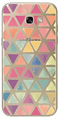 NOV@GO® NOVAGO® Samsung Galaxy S8 Coque transparente souple ultra slim et solide avec impression Samsung Galaxy S8 Triangles Colorées