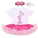 Produktbild Säuglingsklage Baby erstes Geburtstags-Party Kleid mit Schleife L 6-12 months