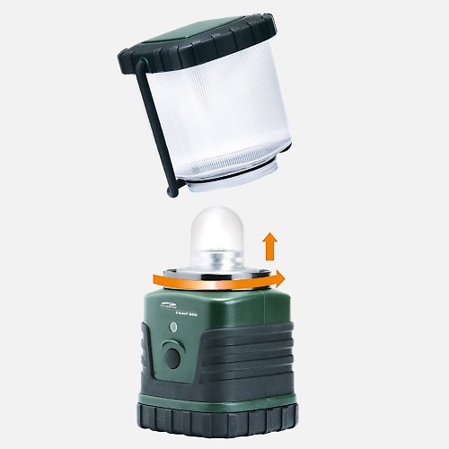 LiteXpress LXL902008 Camp 200 Camping-Laterne, grün / schwarz - 6
