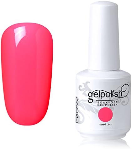 Elite99 Gel Nail Polish Soak Off UV LED Gel Nail Varnish Manicure Lacquer 15ml Hot Pink (1557)