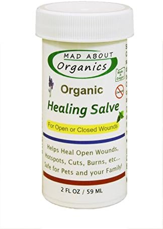 Mad About Organics All Natural Dog Cat Horse Pet Herbal Healing Salve 2oz