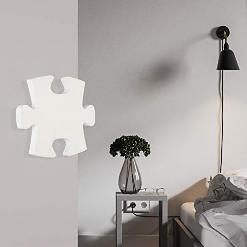 Preisvergleich Produktbild Wunderschönen LED-Puzzles Schwarz-Weiß-Wandleuchte Gang Flur Esszimmer Wohnzimmer Schlafzimmer Studie Treppe Balkon Eisen Acryl Licht Einfacher Minimalismus Machen Sie Ihr Zuhause luxuriöser