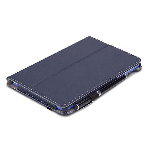 MoKo Acer Iconia One 8 B1-820 / B1-830 Hülle – PU Leder Ständer Tasche Schutzhülle Lederhülle Schale Smart Case Cover mit Standfunktion für Acer Iconia One 8 B1-820 8.0 Zoll Tablet-PC, Marineblau - 7