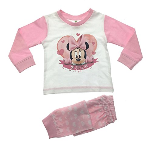 Baby Girls Minnie Mouse Oh So Cute Pyjamas Age 6 Months to 24 Months (23948) (9-12 Months)