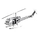 Produktbild Metal Earth Fascinations HUEY HELICOPTER 3d Metall puzzle, Konstruktionsspielzeug, Lasergeschnittenes Modell
