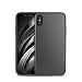 Produktbild iPhoneX Hülle iPhone 10 Hülle + Panzerglas Schutzfolie,ANDAY Ultra-Dünn Anti-Fingerabdruck Carbon Fiber Look Schutzhülle TPU Case Schale Tasche für iPhone X 5.8" Grau