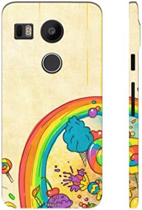 Fundook¨ Designer Printed Back Cover/Hard Case for LG Nexus 5X (Rainbow Icecream Design/Patterns) - Multicolor - H275