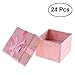 Produktbild TOYMYTOY 24 Rosa Schmuckkästchen Kleine Geschenkboxen Set 4*4*3cm