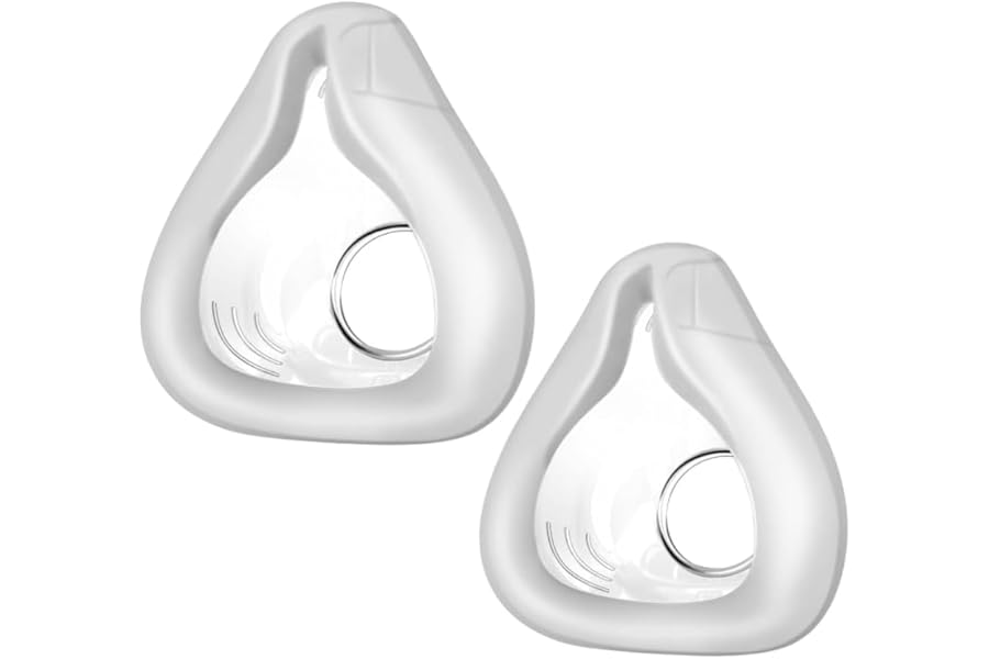 Replacement Cushion for AirFit F20 Mask - Pack of 2 - High-Quality Soft Silicone, Adaptive Design, Accessories, Sleep Apnea Mask, Comfortable and Secure Seal, Easy to Replace (Medium)