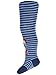 TUPTUSIE Baby Boys Cotton Tights Go Train Stripe Jeans Blue 8C9 (56-62cm (0-6 Months), Jeans Blue Stripe)