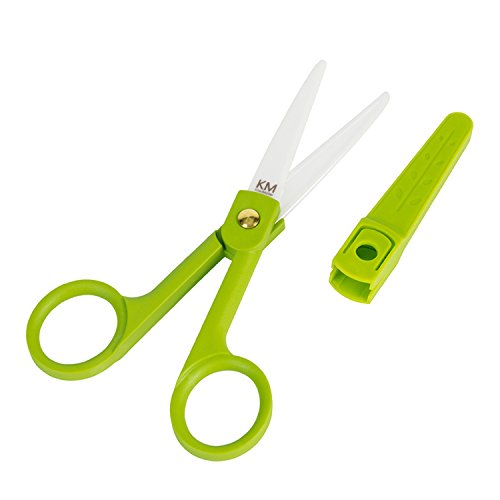 Preisvergleich Produktbild Universal Keramik-Schere,Haushaltsschere,Bastel... für Küche, Büro, Nähen(Stoffschere,Schneiderschere), Kräuter und zum Zerkleinern von Lebensmitteln für Klein-kinder, auch für Linkshänder