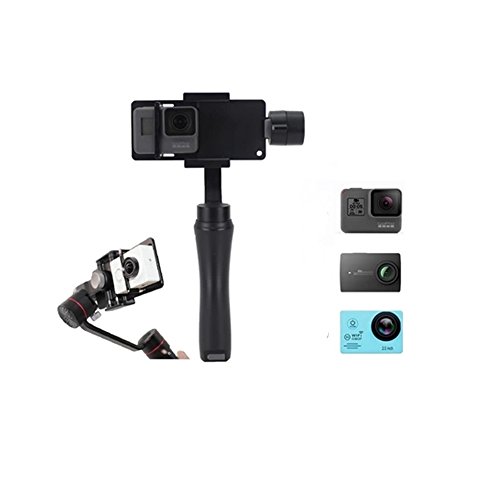Zhiyun Smooth Q kit 3-Axis Handheld Gimbal Stabilizer with Switch Mount Plate Adapter Convert Splint Plate for Iphone Gopro Hero 5/4/3/3+(Smooth Q with Splint Plate)