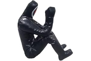 FNINE SPORTS MMA Grappling, BJJ Wrestling, defensive Position Brazilian JIU Jitsu Submission Training Judo Punching Bag Vinyl Dummy 180cm Unfilled