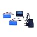 Produktbild YouCute 1to2 Ladegerät und 2 Stück 7.4V 1500mAh Batterien für MJX F649 F639 T640C RC Hubschrauber Ersatzteile Zubehör