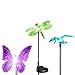 Produktbild Vnfire Schmetterling Libelle und Kolibri-Gartenleuchten Solarbetriebene Stake Licht mit Farbwechsel