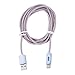 Produktbild Hemobllo USB Typ-C UnivCable LED Leucht Nylon Geflochten Data Sync Ladekabel