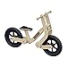 Produktbild Laufrad aus Holz RE PELLO MODEL J - vollständig gefedertes Lernlaufrad - minimiert Vibrationsübertragung - auf Sicherheit geprüftes Lern Fahrrad - in Europa aus FSC® zertifiziertem Holz gefertigt (lackiert + braun)