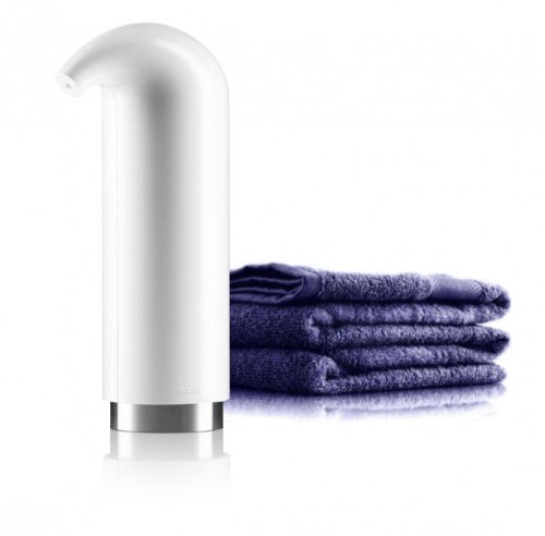 Eva Solo 567892 Seifenspender, Edelstahl, 180 ml, Höhe 18 cm, Weiß