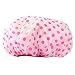 Difunctional Shower Cap Double Layers Waterproof Bath Cap,Rose Dot RS.1736.00