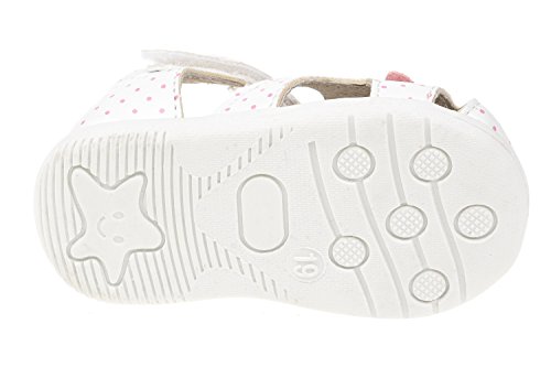 GIBRA® Sandalen für Babys und Kleinkinder, weiß/rosa, Gr. 19-24 - 2