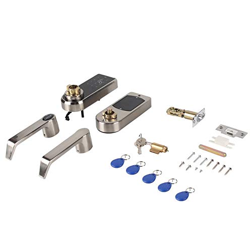 Preisvergleich Produktbild OS8818 Touchscreen Elektronisches Passwort Türschloss Digitale Tastatur ID-Karte Latchsilver