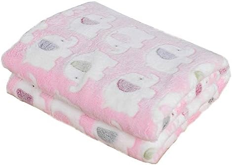 Mocent Soft Dog Blankets,Coral Velet Puppy Blankets,Bed Covers for Dogs,Cats and Other Pets(43*35 inch) (Pink)