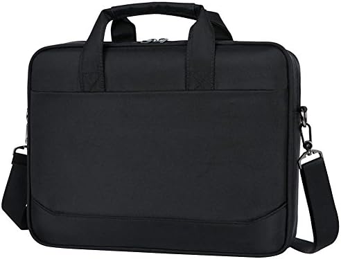 Yirenhuang Men's Women's 14-15.6 Inch Laptop Bag Nylon Multi-functional Shoulder Messager Briefcase Waterproof Portable Bags Black SN51801 15.6 inch